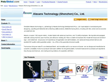 Tablet Screenshot of alexans.petsglobal.com